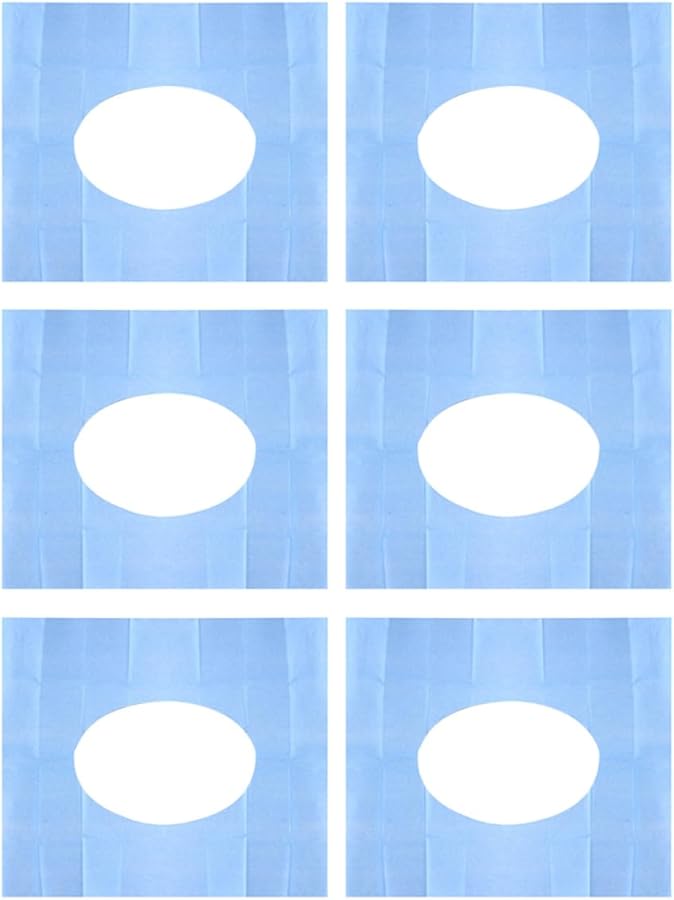 كابيلوك 18 قطعة أغطية مقاعد المرحاض القابلة للتخلص منها، حصائر سفر محمولة واقية للاستخدام المنزلي والهواء الطلق - Image 1